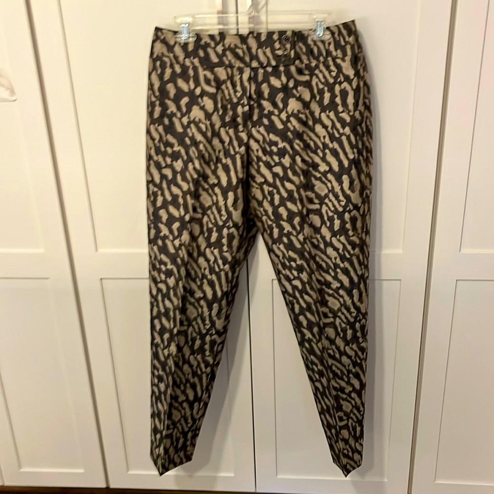 Carlisle Silk Blend Cheetah Pants 10